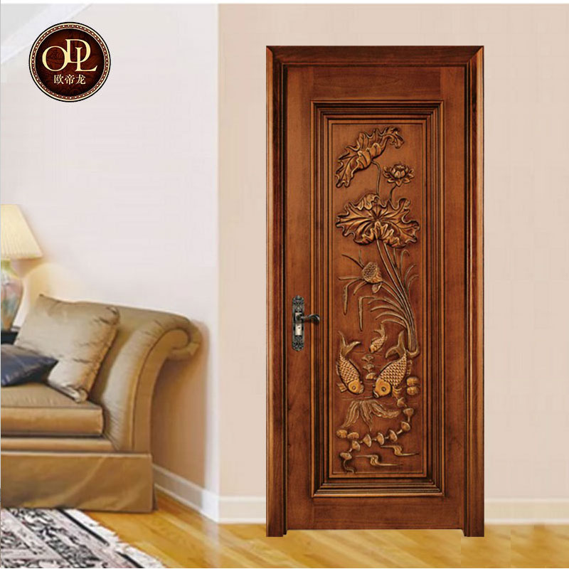 菠蘿格雕花木門廠專業(yè)生產(chǎn)花梨，柚木等，胡桃木，沙比利，菠蘿格，高端實(shí)木門，歐帝龍品牌
